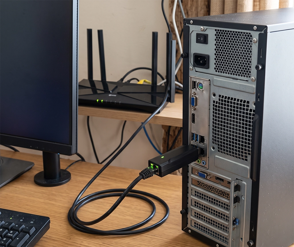 USB Ethernet Adapter for Desktop PC