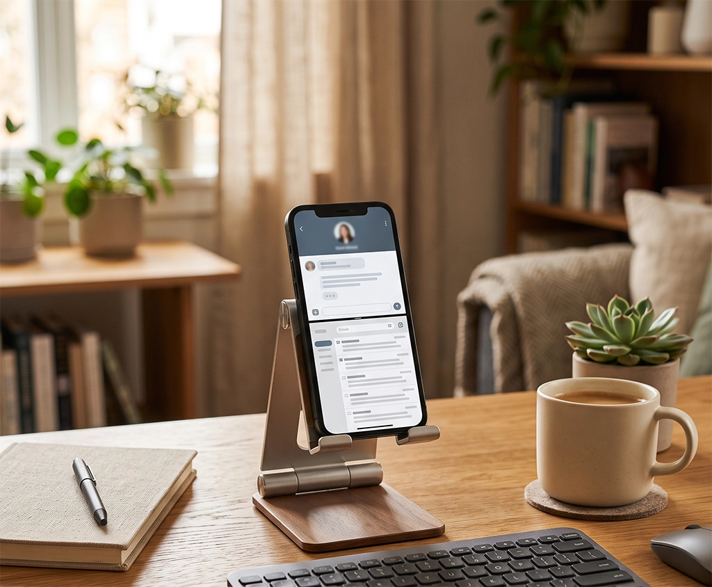 Mobile Multitasking Desk Setup